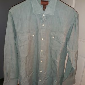 Green Long sleeve casual shirt